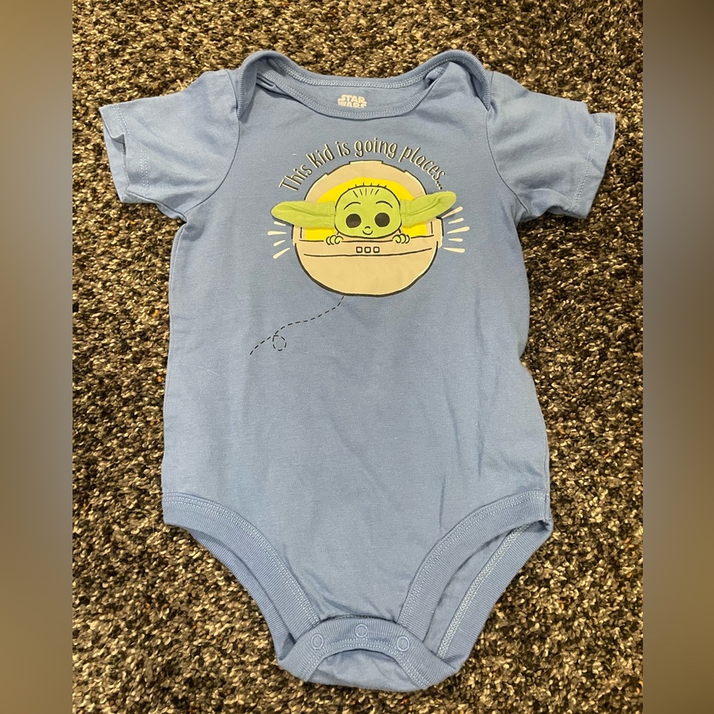 Star Wars Mandalorian Grogu Baby One Piece